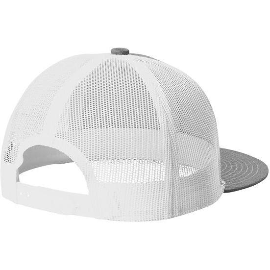 no-logo Port Authority Snapback Flat Bill Trucker Cap-Regular-Port Authority-Thread Logic