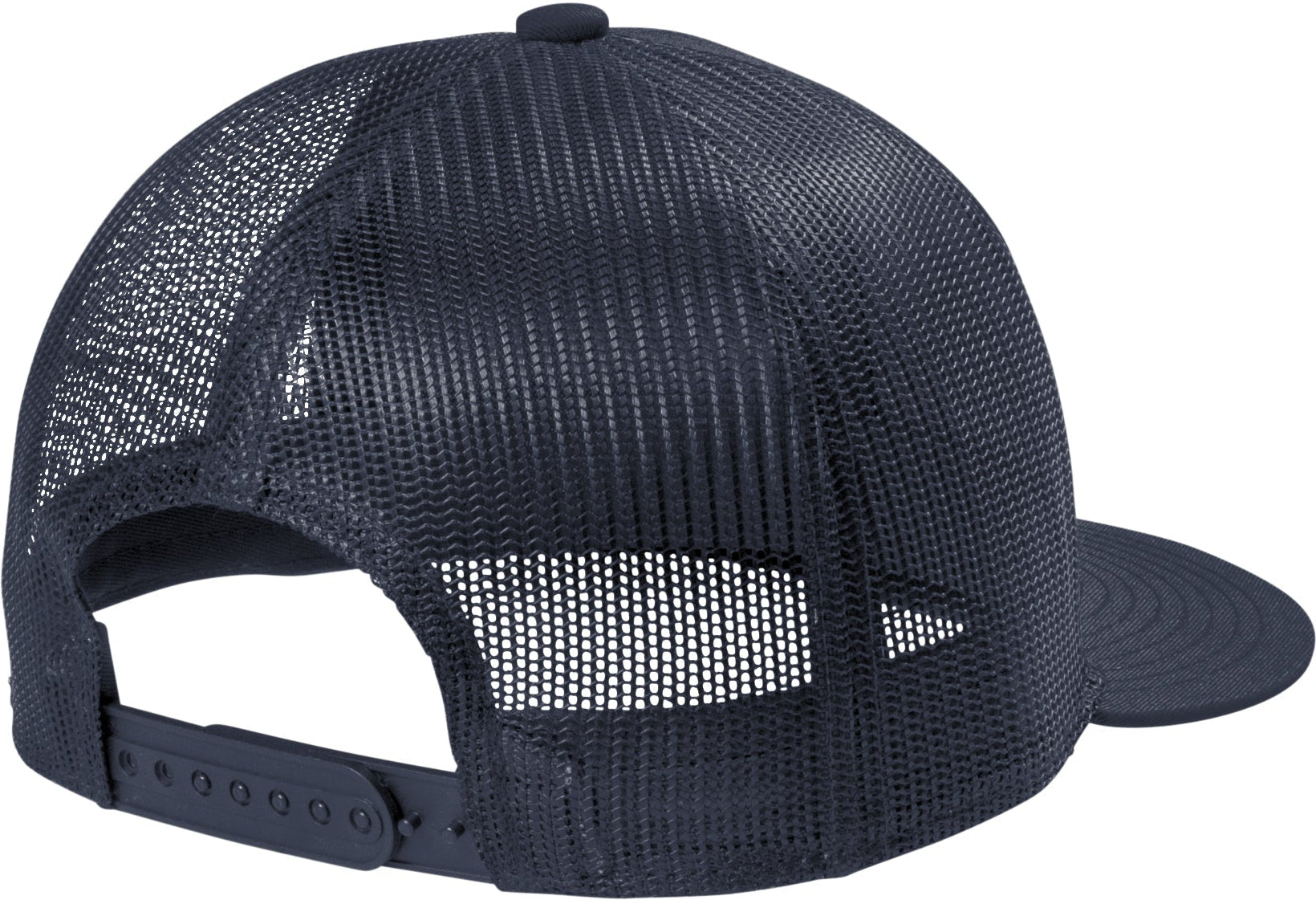 no-logo Port Authority Snapback Flat Bill Trucker Cap-Regular-Port Authority-Thread Logic