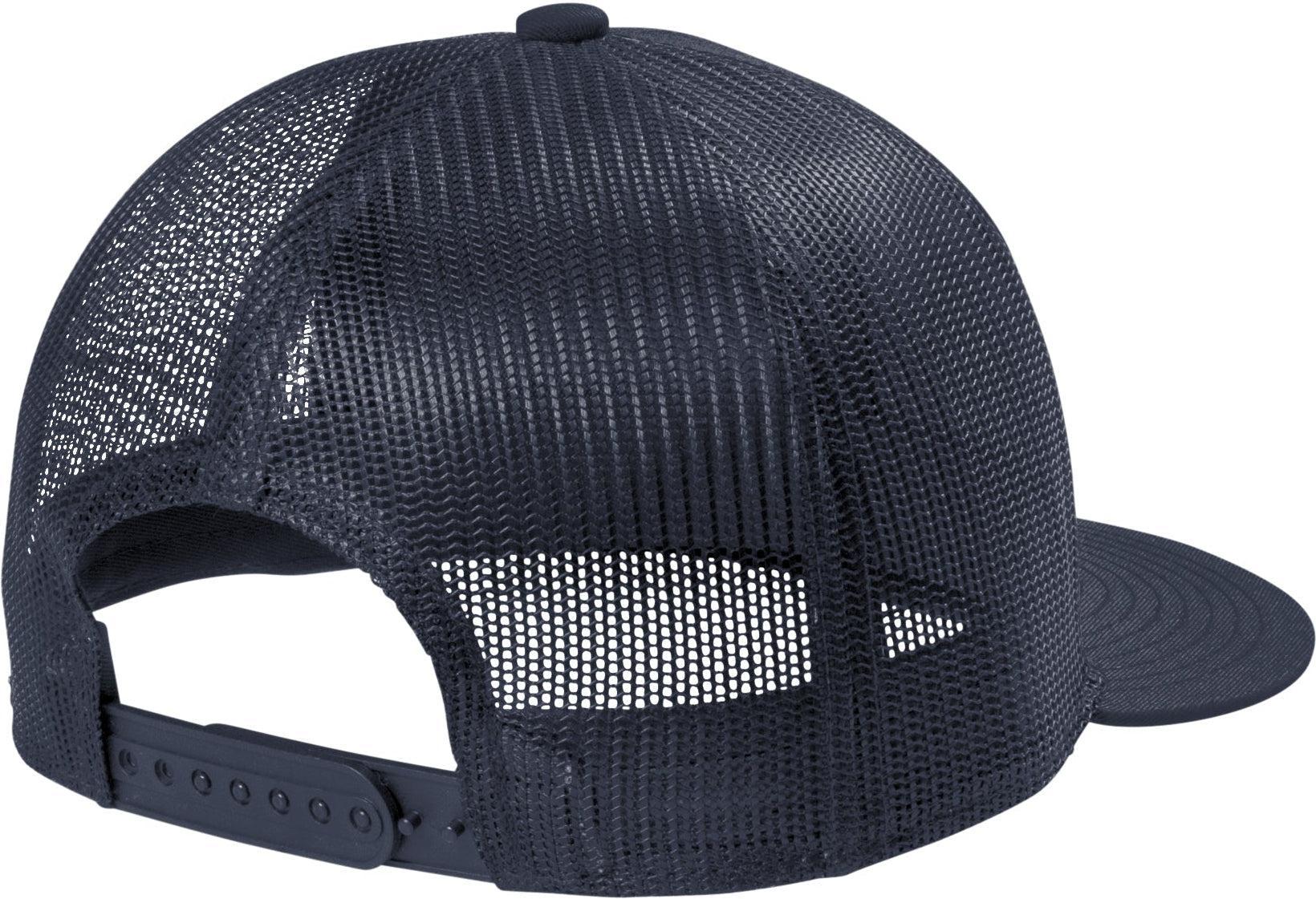 no-logo Port Authority Snapback Flat Bill Trucker Cap-Regular-Port Authority-Thread Logic