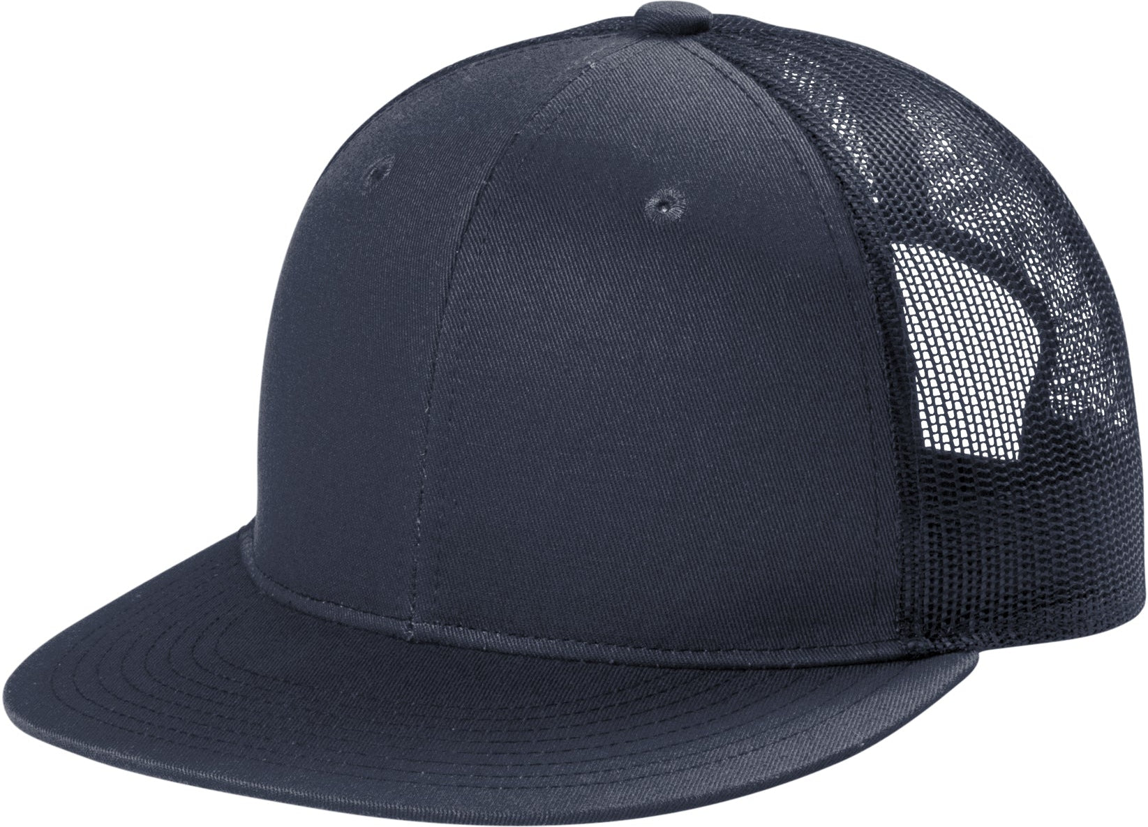 Port Authority Snapback Flat Bill Trucker Cap