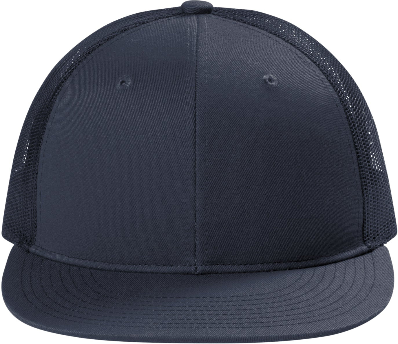 no-logo Port Authority Snapback Flat Bill Trucker Cap-Regular-Port Authority-Thread Logic