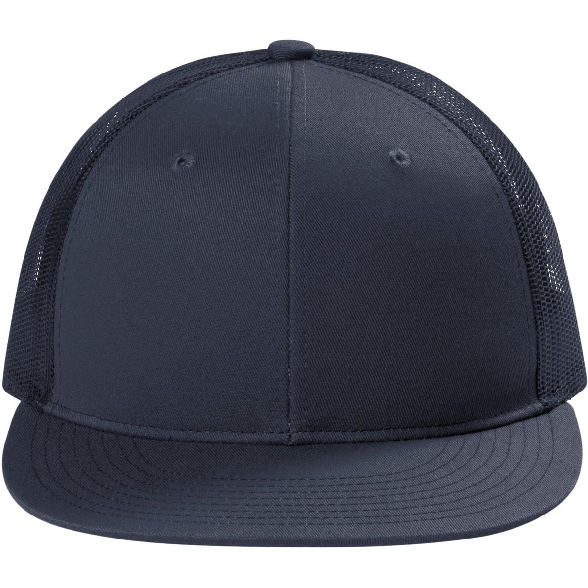no-logo Port Authority Snapback Flat Bill Trucker Cap-Regular-Port Authority-Thread Logic