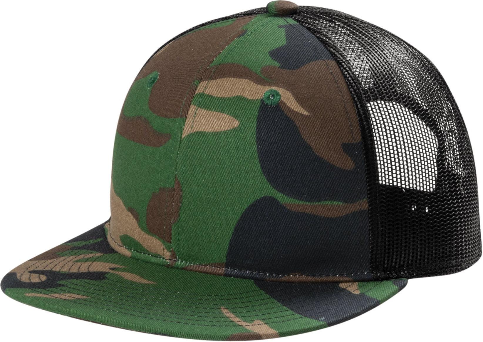 Port Authority Snapback Flat Bill Trucker Cap