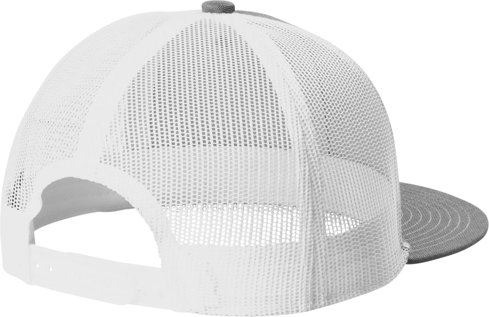 no-logo Port Authority Snapback Flat Bill Trucker Cap-Regular-Port Authority-Thread Logic