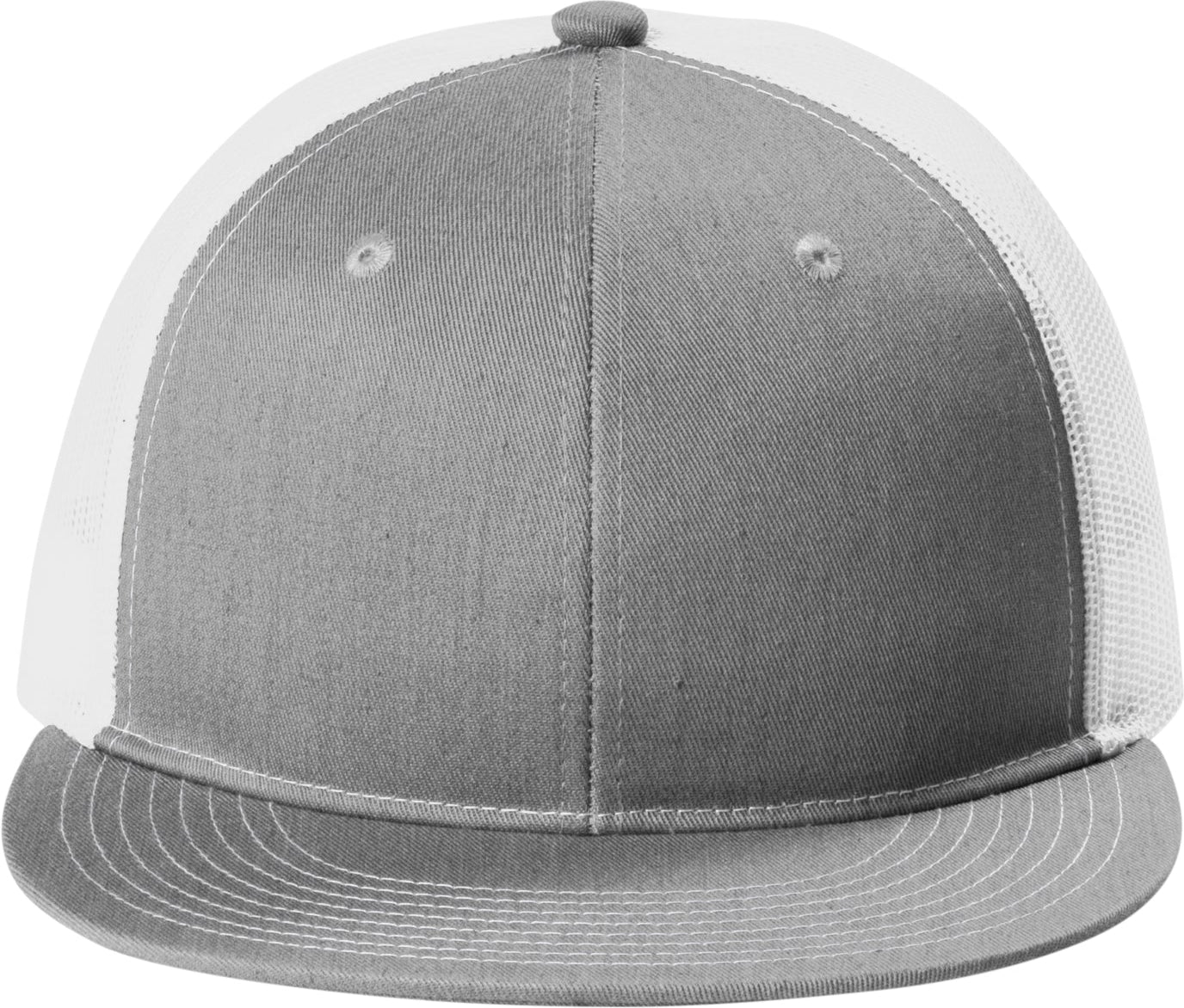 no-logo Port Authority Snapback Flat Bill Trucker Cap-Regular-Port Authority-Thread Logic