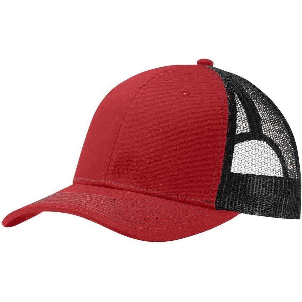no-logo Port Authority Snapback Trucker Cap-Headwear-Port Authority-Thread Logic