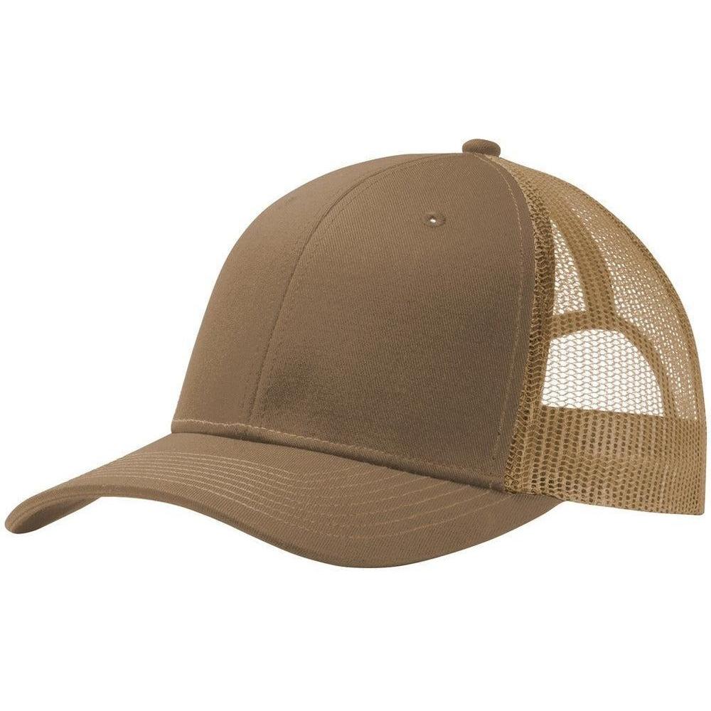 no-logo Port Authority Snapback Trucker Cap-Headwear-Port Authority-Thread Logic