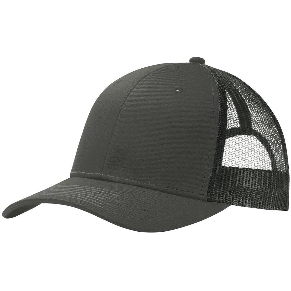 no-logo Port Authority Snapback Trucker Cap-Headwear-Port Authority-Thread Logic