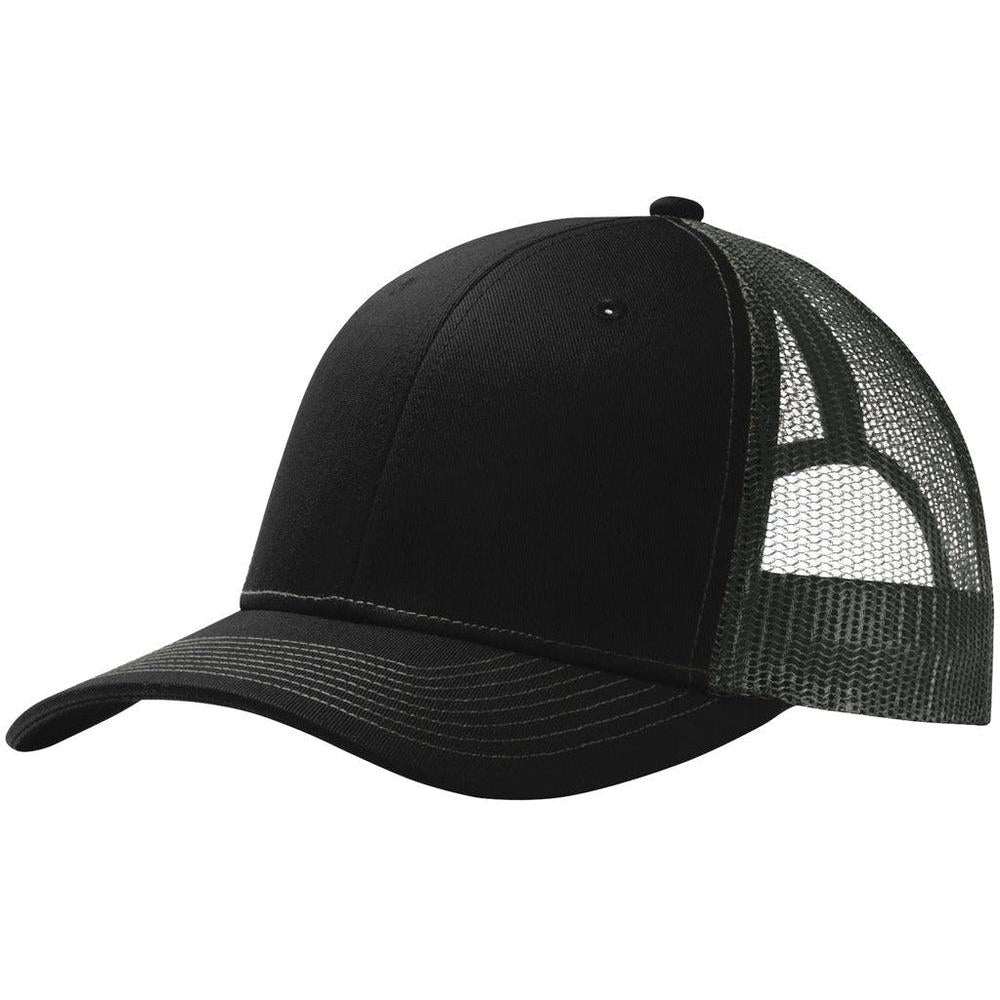 no-logo Port Authority Snapback Trucker Cap-Headwear-Port Authority-Thread Logic