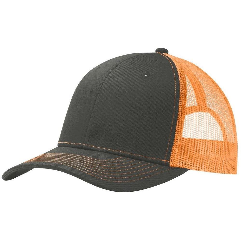 no-logo Port Authority Snapback Trucker Cap-Headwear-Port Authority-Thread Logic