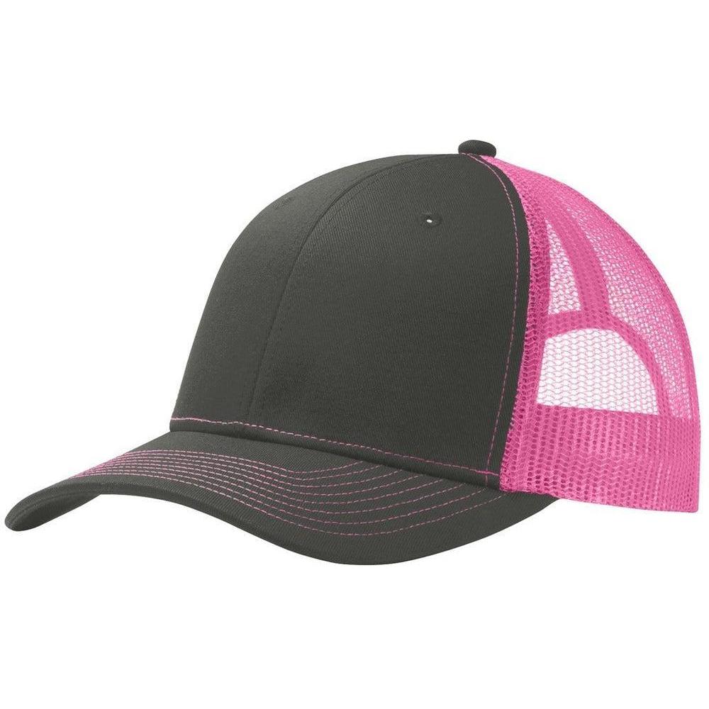 no-logo Port Authority Snapback Trucker Cap-Headwear-Port Authority-Thread Logic