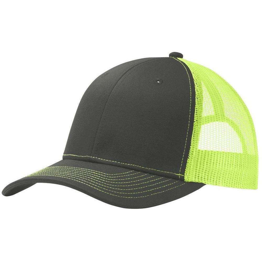 no-logo Port Authority Snapback Trucker Cap-Headwear-Port Authority-Thread Logic