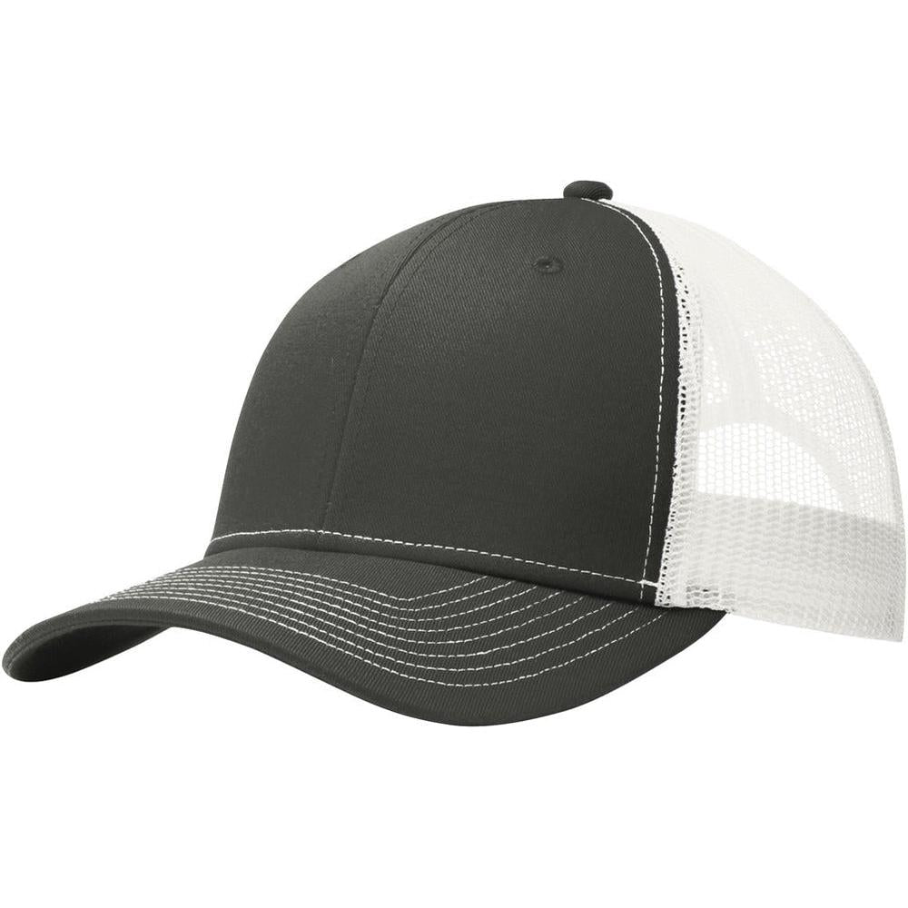 no-logo Port Authority Snapback Trucker Cap-Headwear-Port Authority-Thread Logic
