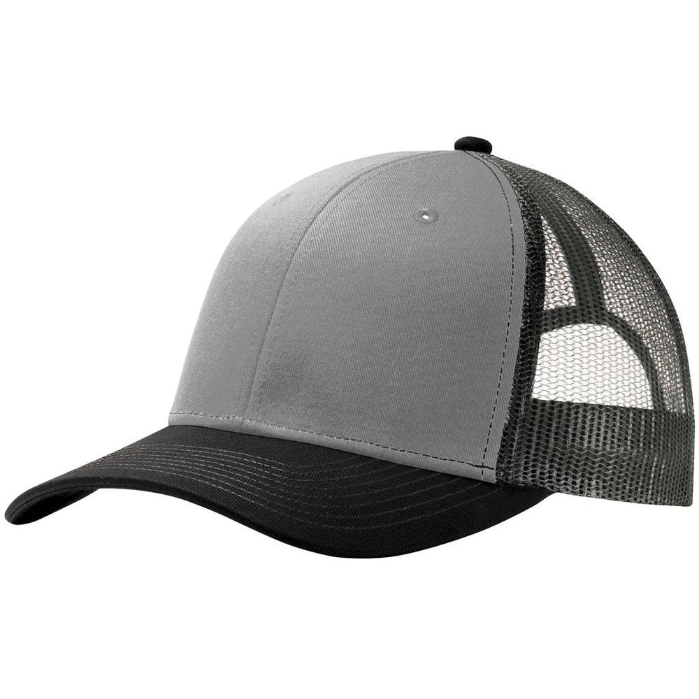 no-logo Port Authority Snapback Trucker Cap-Headwear-Port Authority-Thread Logic