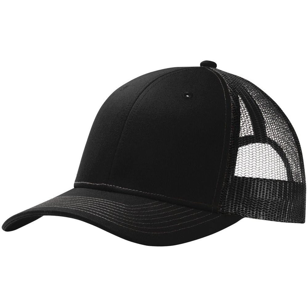 no-logo Port Authority Snapback Trucker Cap-Headwear-Port Authority-Thread Logic