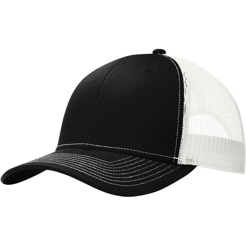 no-logo Port Authority Snapback Trucker Cap-Headwear-Port Authority-Thread Logic