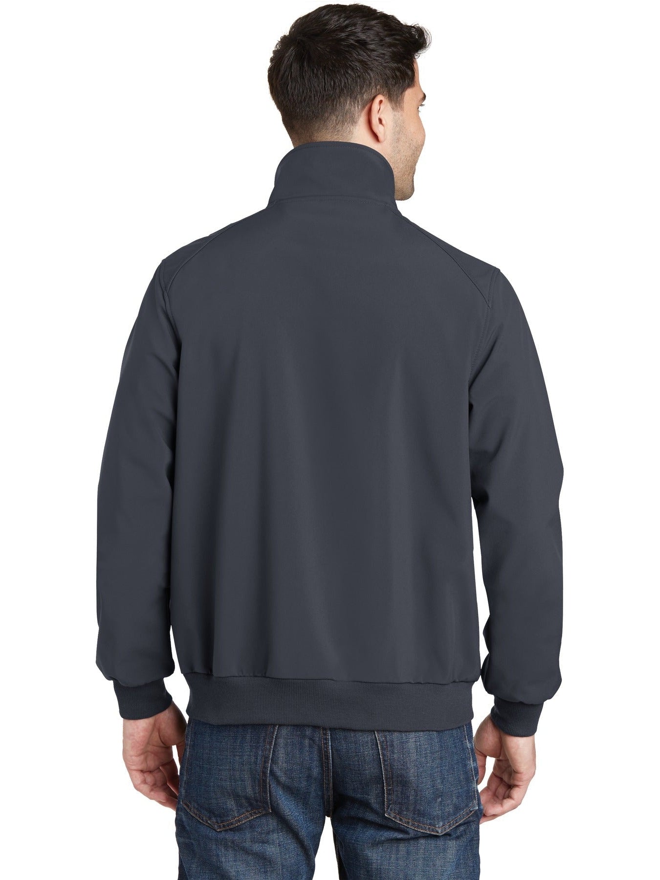 no-logo Port Authority Soft Shell Bomber Jacket-Regular-Port Authority-Thread Logic