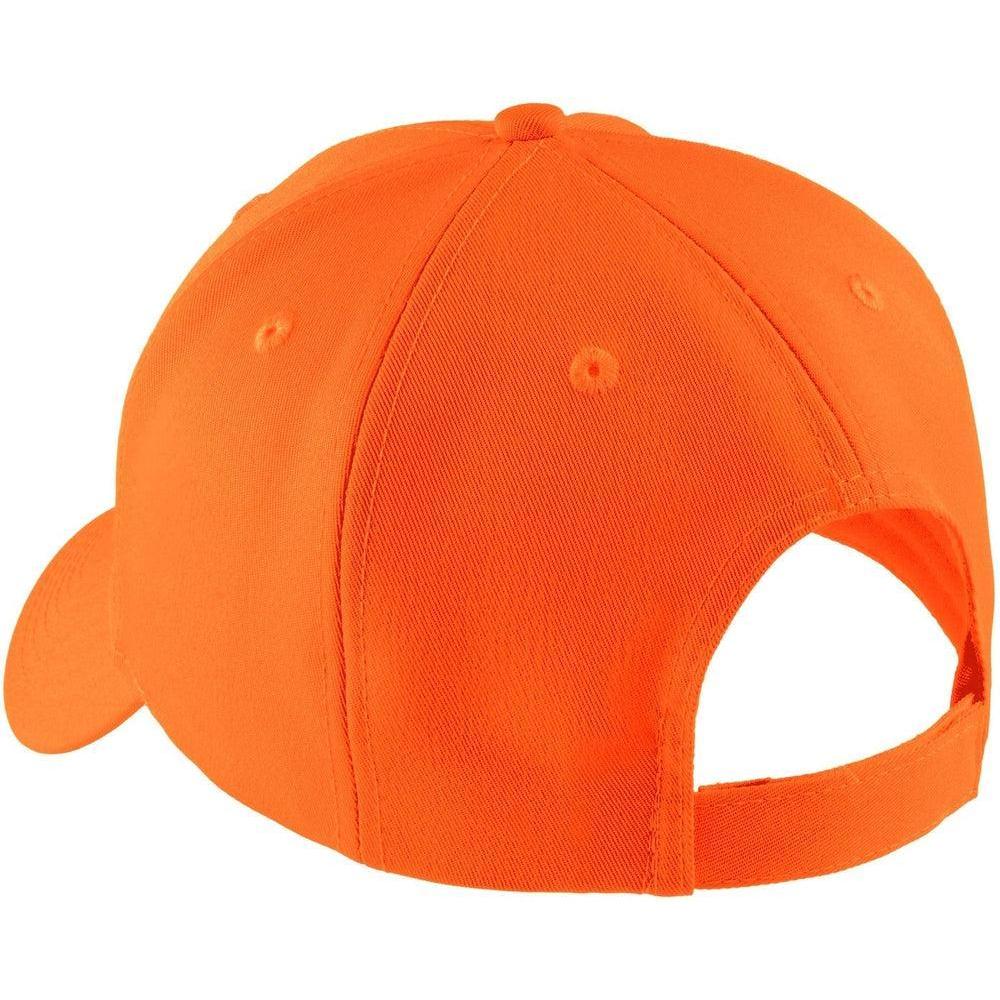 no-logo Port Authority Solid Enhanced Visibility Cap-Headwear-Port Authority-Thread Logic