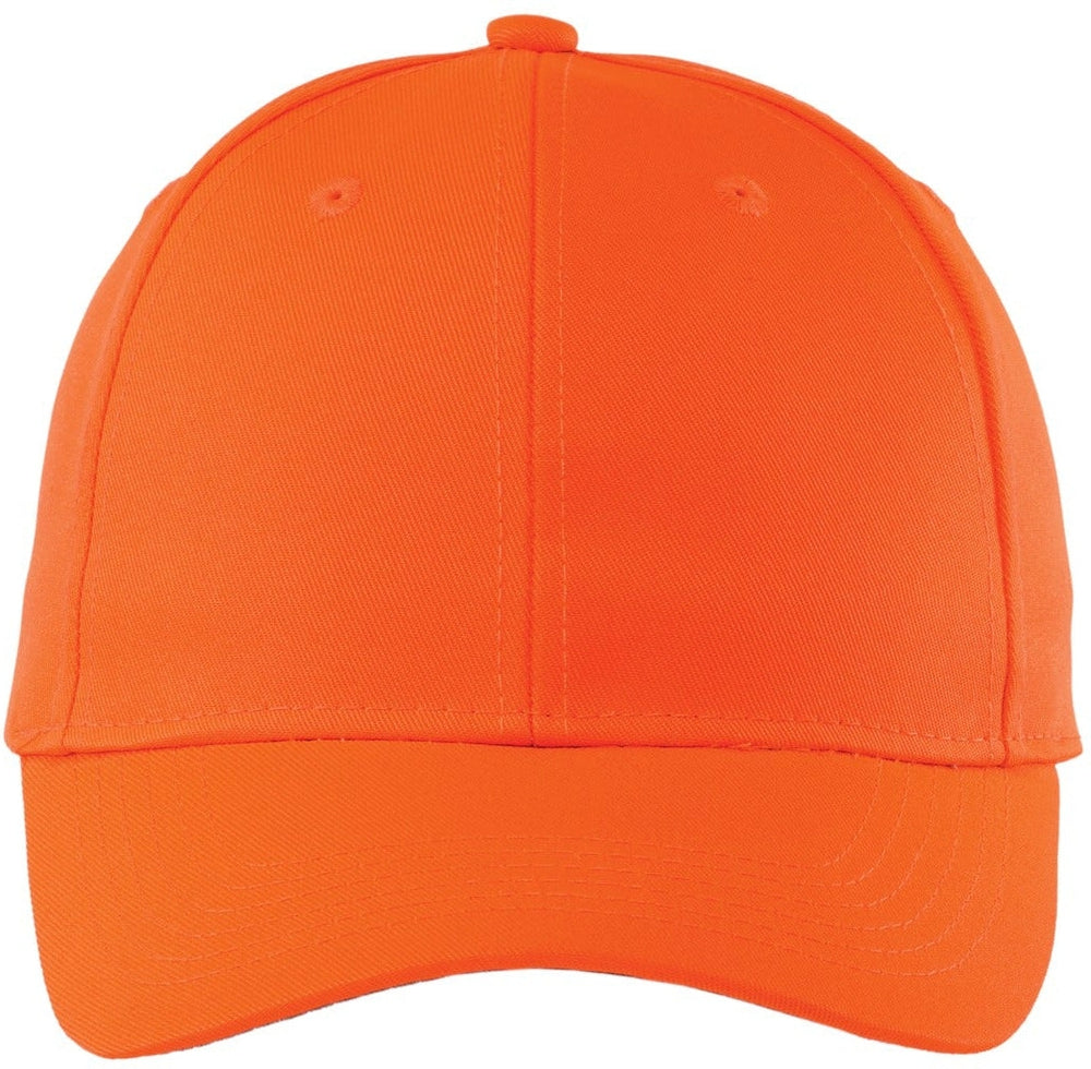 Port Authority Solid Enhanced Visibility Cap-Regular-Port Authority-Safety Orange-OSFA-Thread Logic