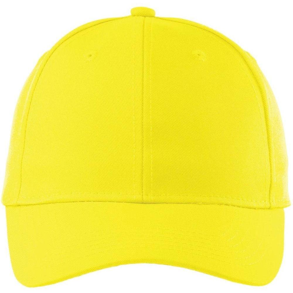 no-logo Port Authority Solid Enhanced Visibility Cap-Headwear-Port Authority-Safety Yellow-OSFA-Thread Logic