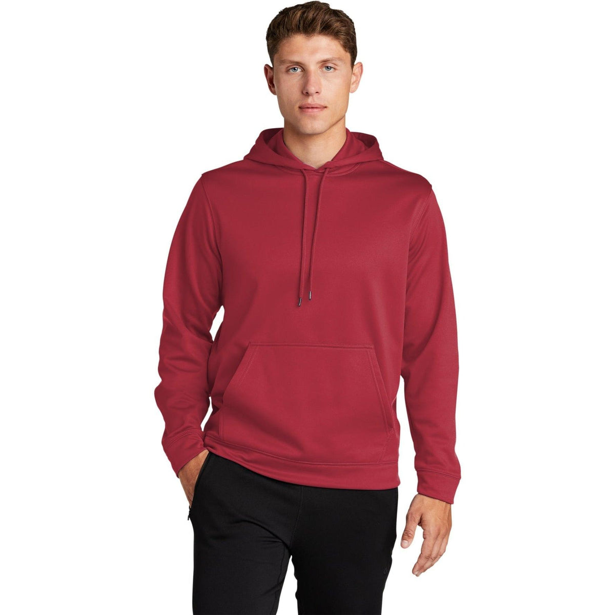 no-logo Port Authority Sport-Wick Fleece Hooded Pullover-Hoodies-Port Authority-Thread Logic