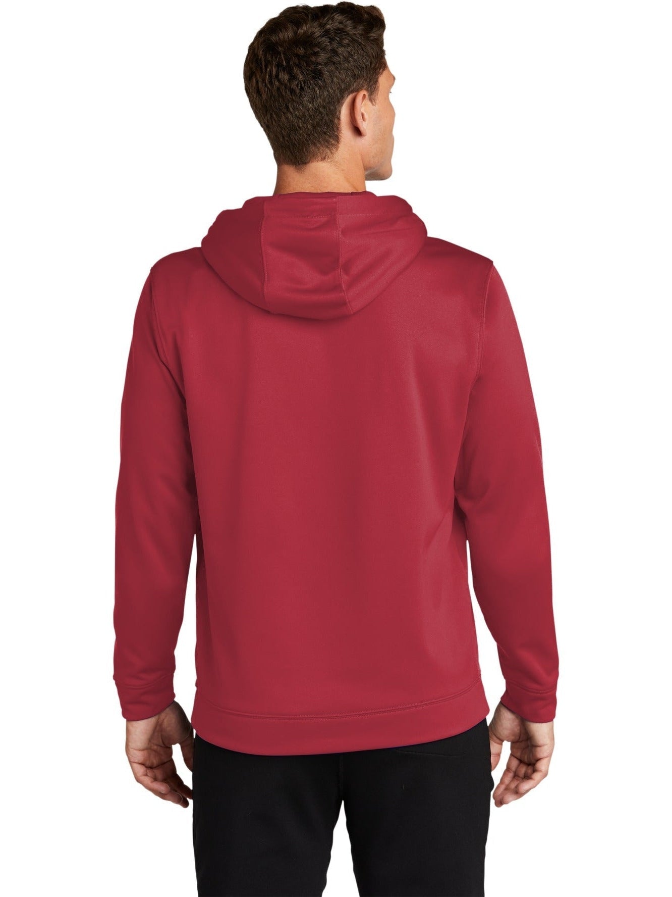 no-logo Port Authority Sport-Wick Fleece Hooded Pullover-Regular-Port Authority-Thread Logic