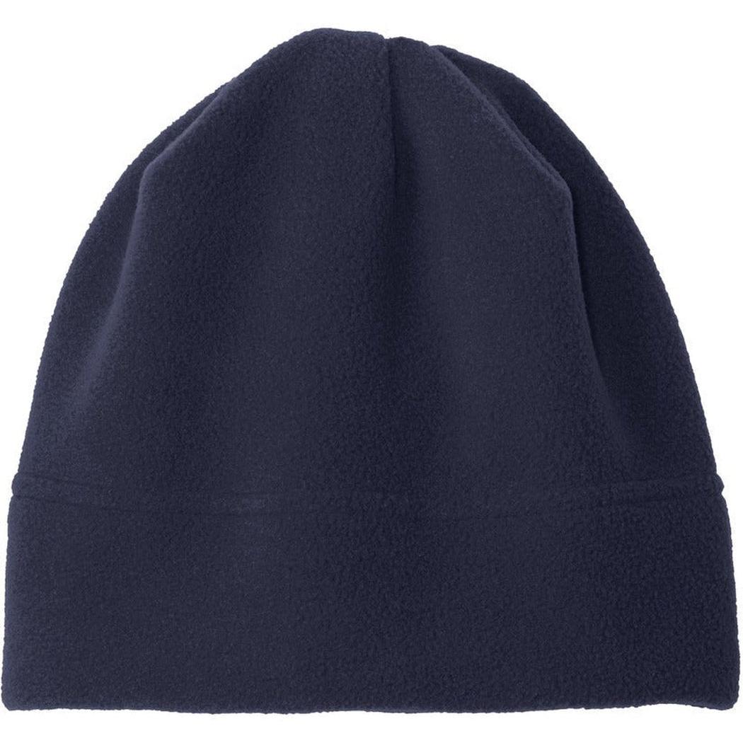 no-logo Port Authority Stretch Fleece Beanie-Headwear-Port Authority-Navy-OSFA-Thread Logic