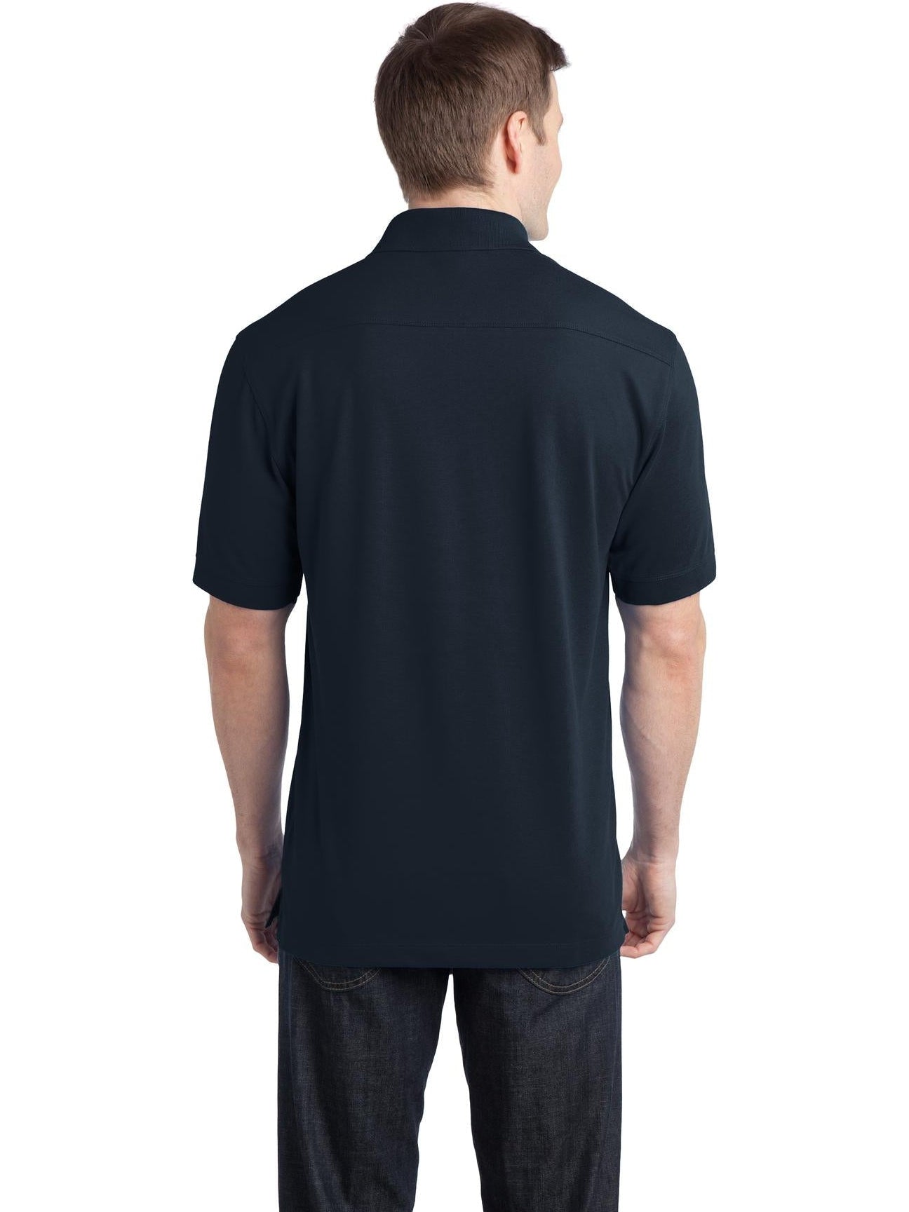 no-logo Port Authority Stretch Pique Polo-Active-Port Authority-Thread Logic