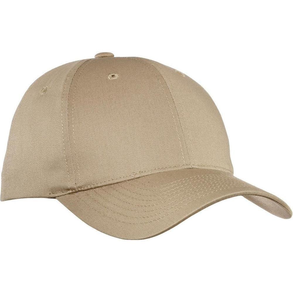 no-logo Port Authority Structured Fine Twill Cap-Headwear-Port Authority-Thread Logic