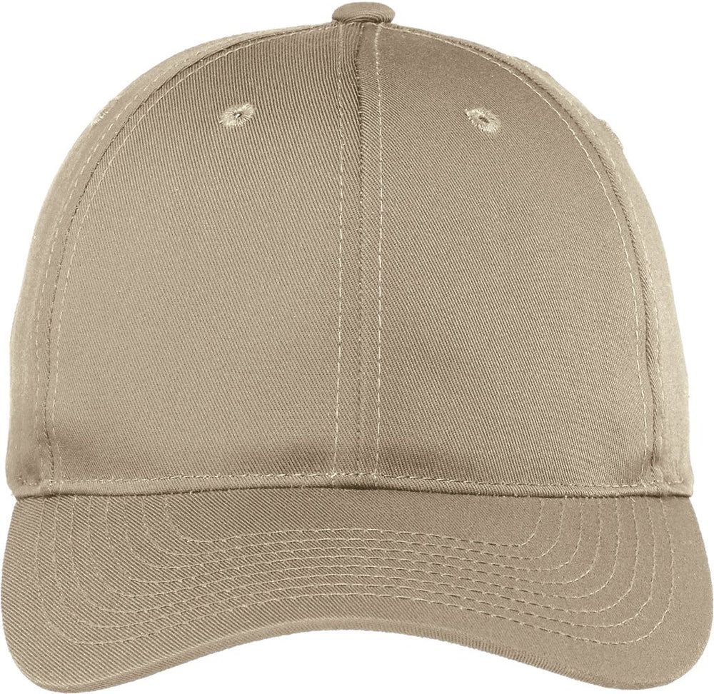 Port Authority Structured Fine Twill Cap-Regular-Port Authority-Khaki-OSFA-Thread Logic