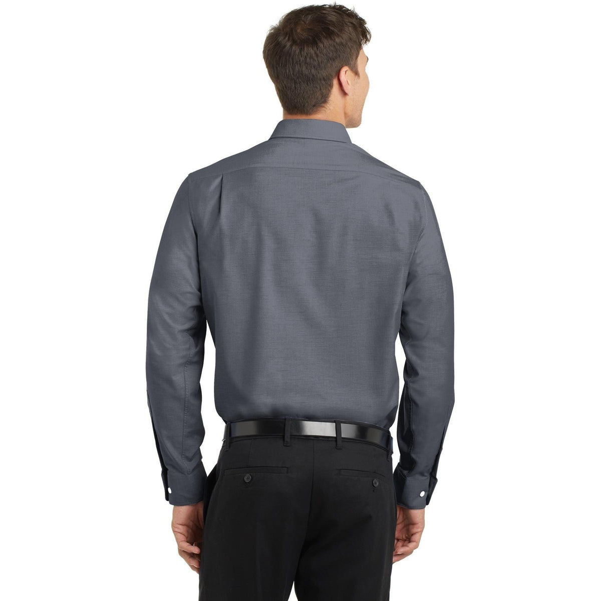 no-logo Port Authority SuperPro Oxford Shirt-Dress Shirts-Port Authority-Thread Logic