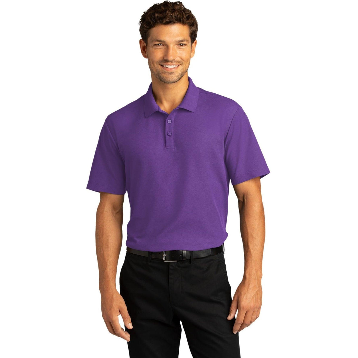 no-logo Port Authority SuperPro React Polo-Regular-Port Authority-Thread Logic