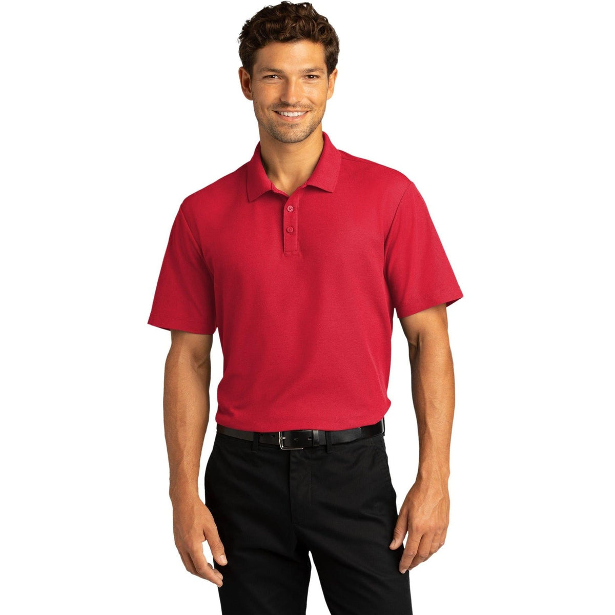 no-logo Port Authority SuperPro React Polo-Regular-Port Authority-Thread Logic