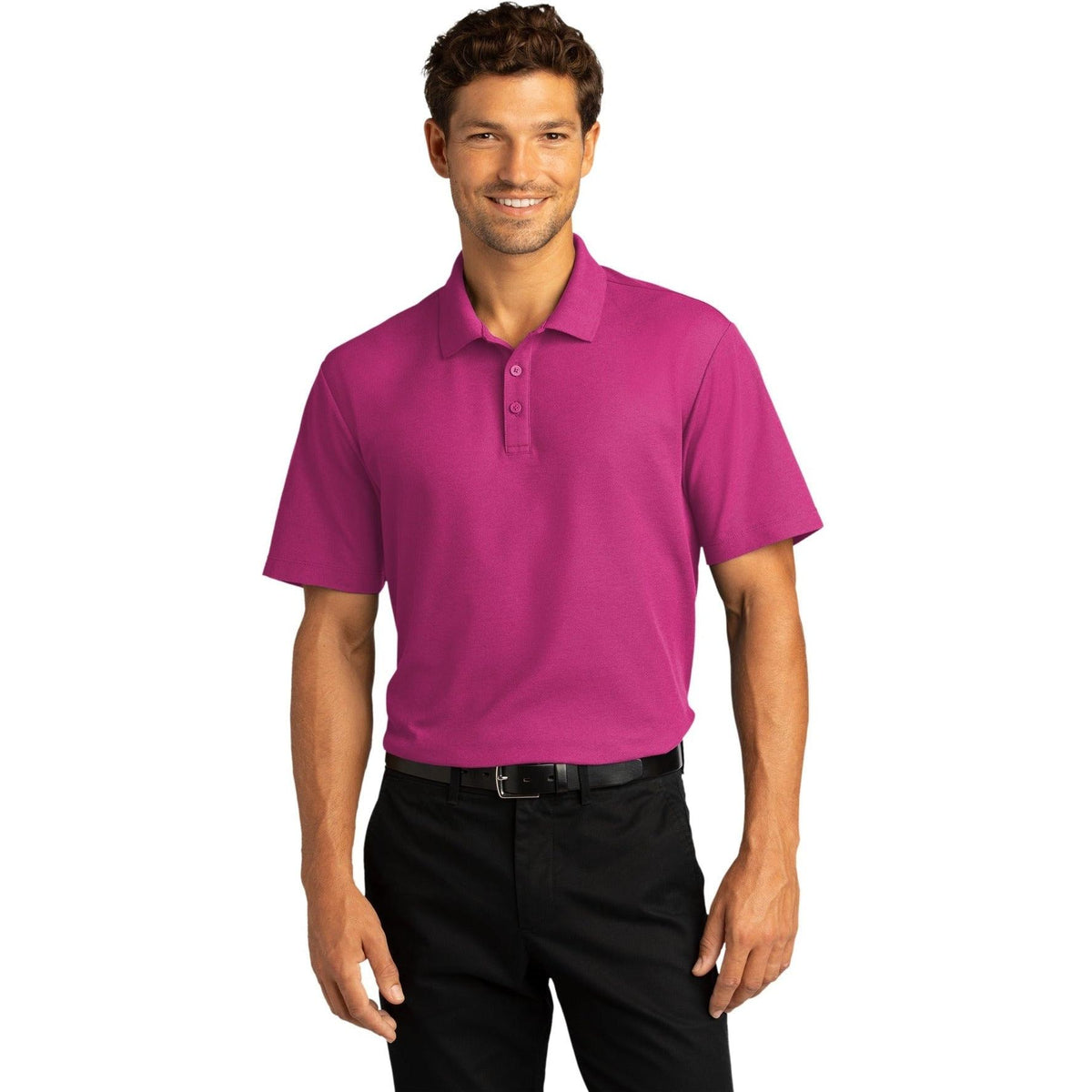 no-logo Port Authority SuperPro React Polo-Regular-Port Authority-Thread Logic