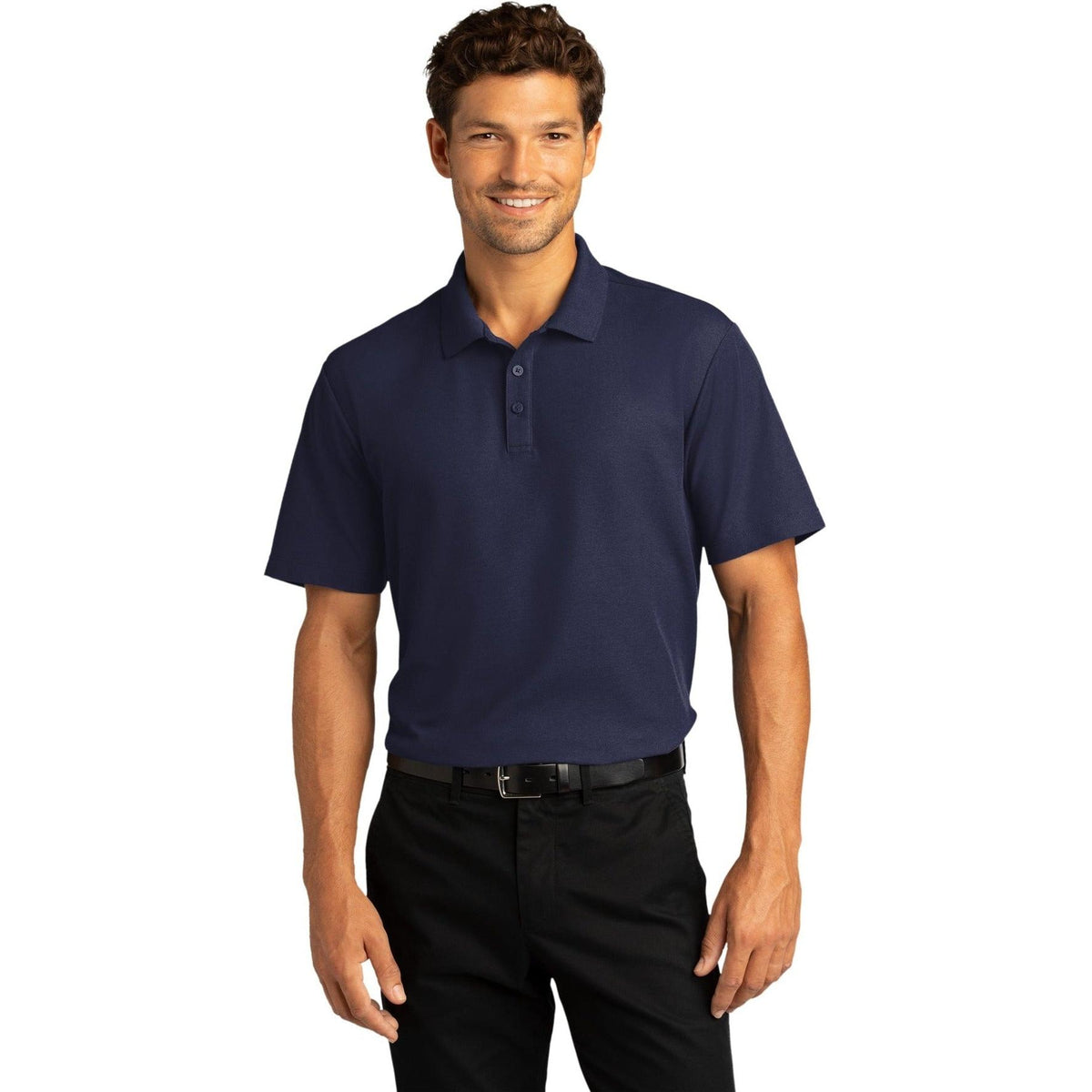 no-logo Port Authority SuperPro React Polo-Regular-Port Authority-Thread Logic