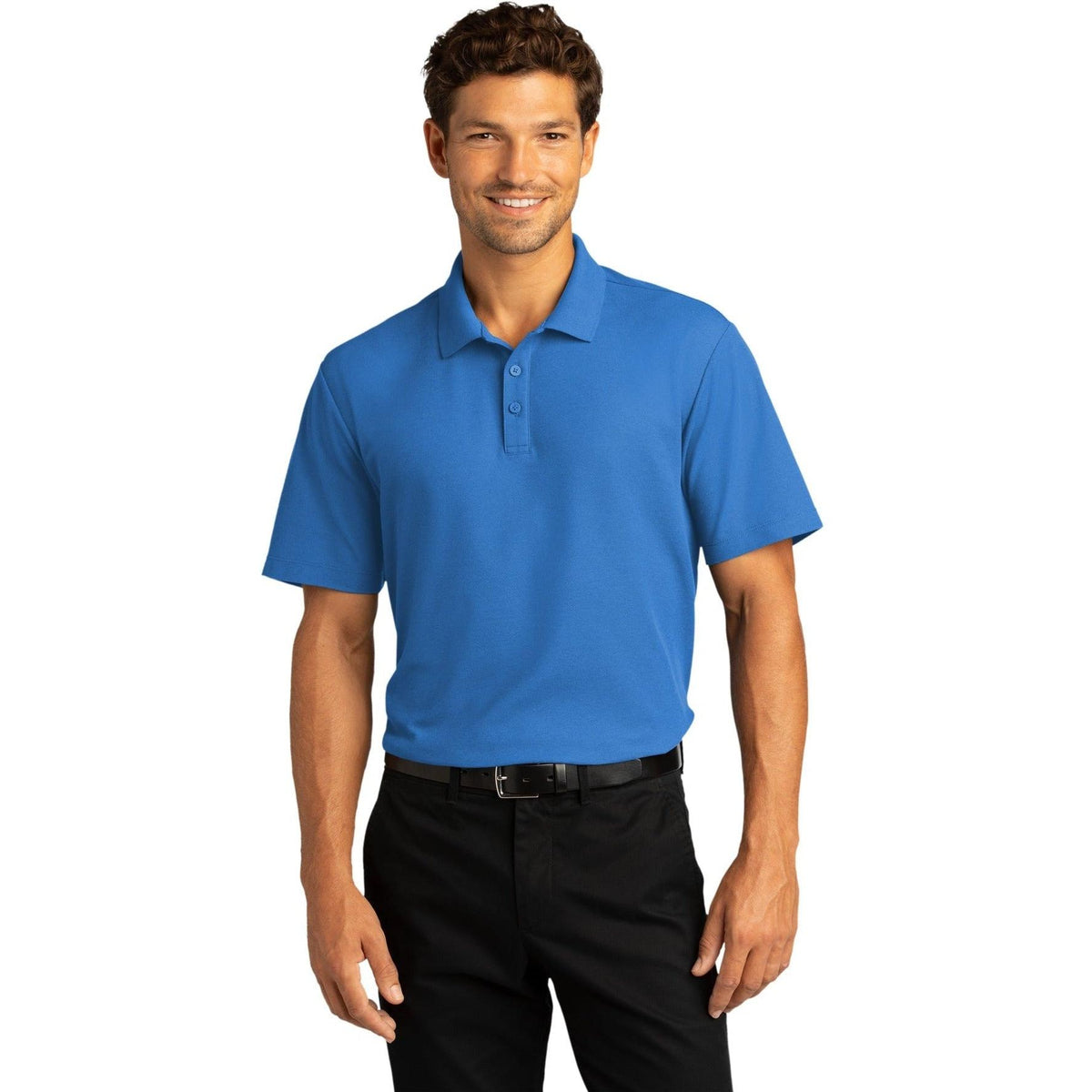 no-logo Port Authority SuperPro React Polo-Regular-Port Authority-Thread Logic