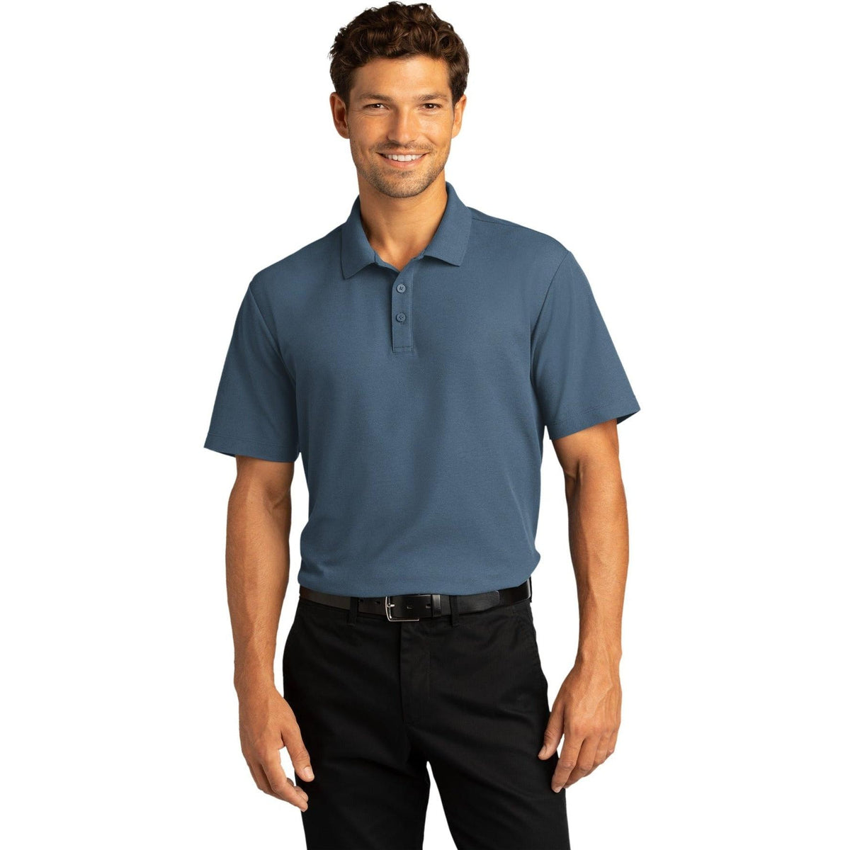 no-logo Port Authority SuperPro React Polo-Regular-Port Authority-Thread Logic