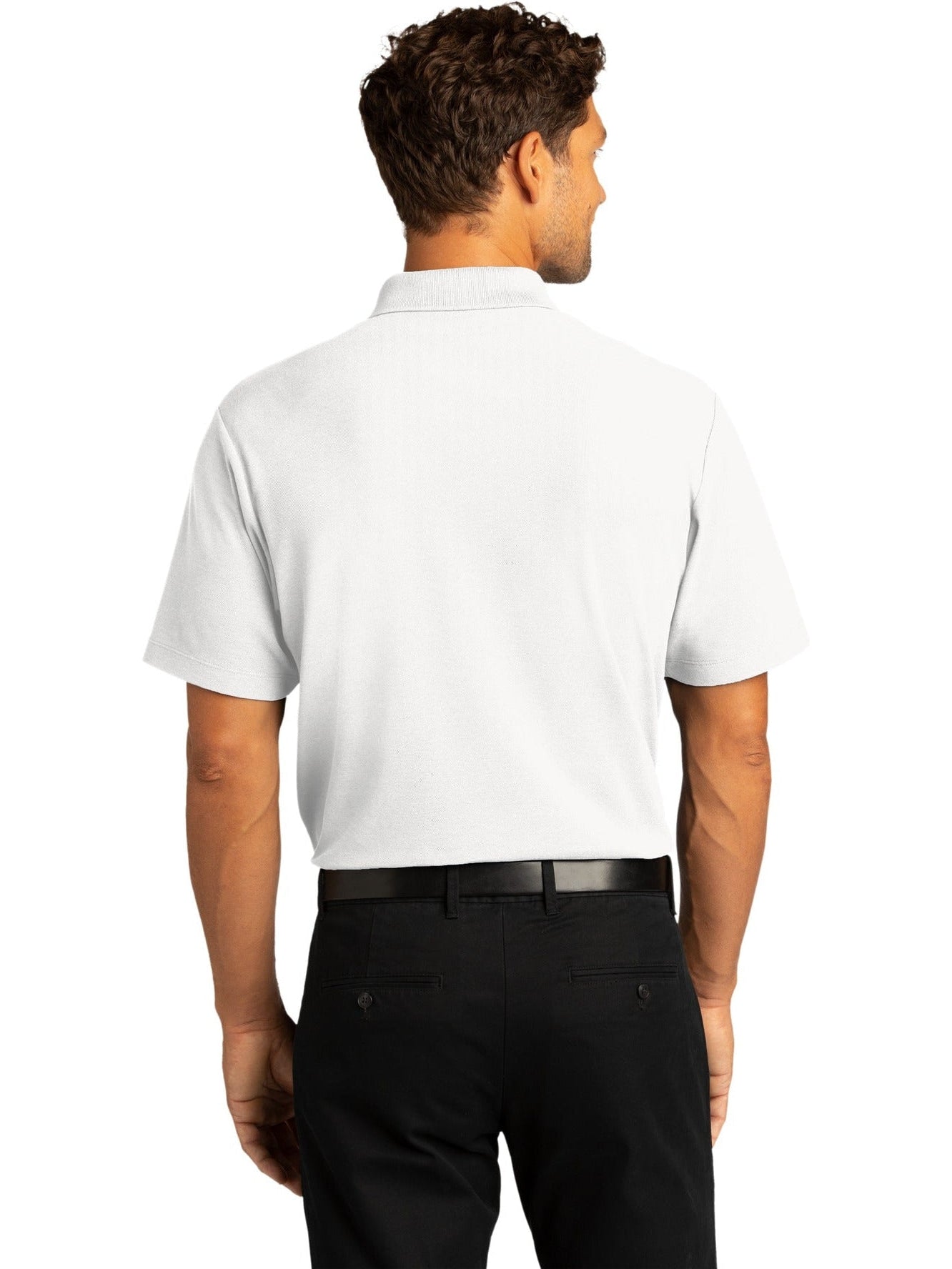 no-logo Port Authority SuperPro React Polo-Regular-Port Authority-Thread Logic