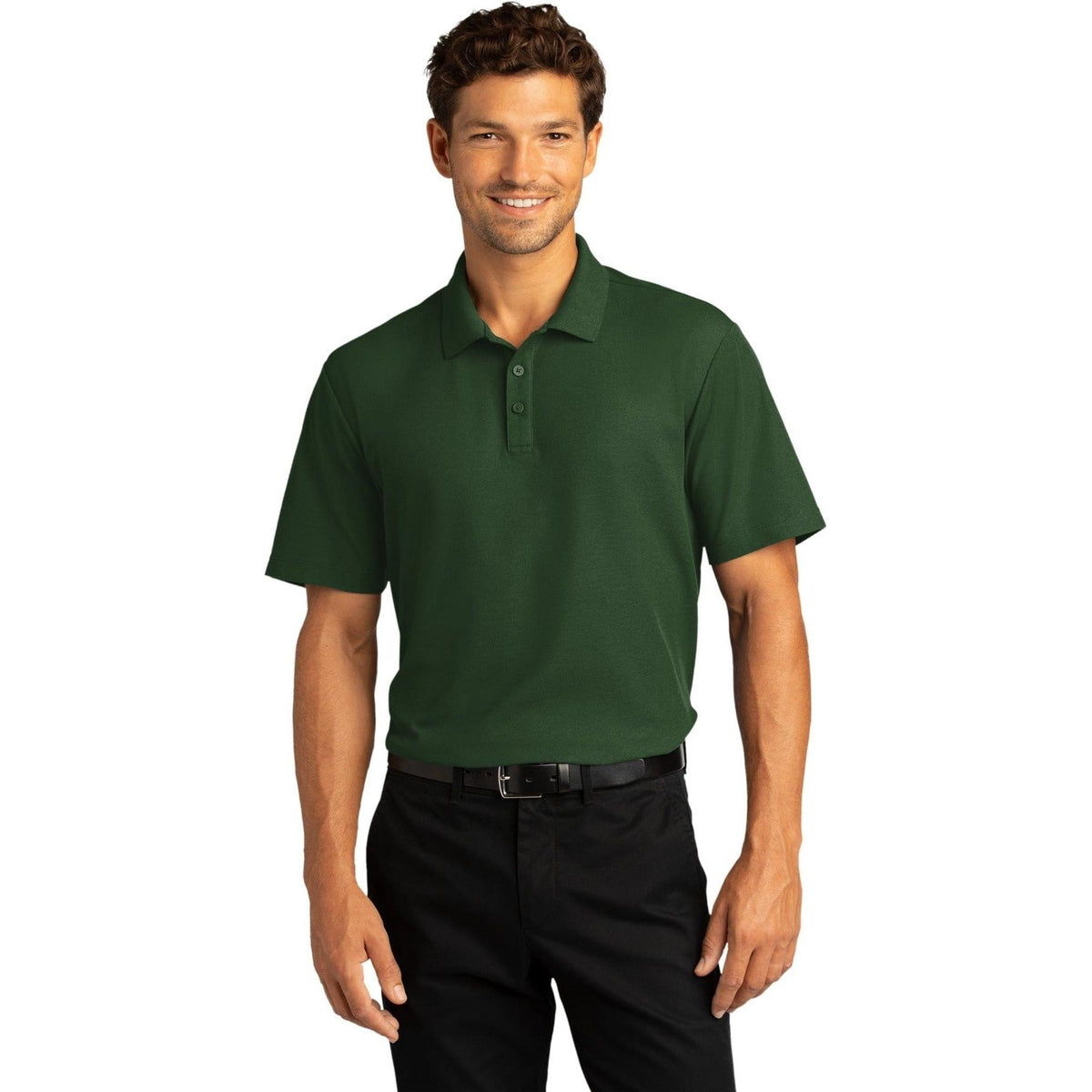 no-logo Port Authority SuperPro React Polo-Regular-Port Authority-Thread Logic
