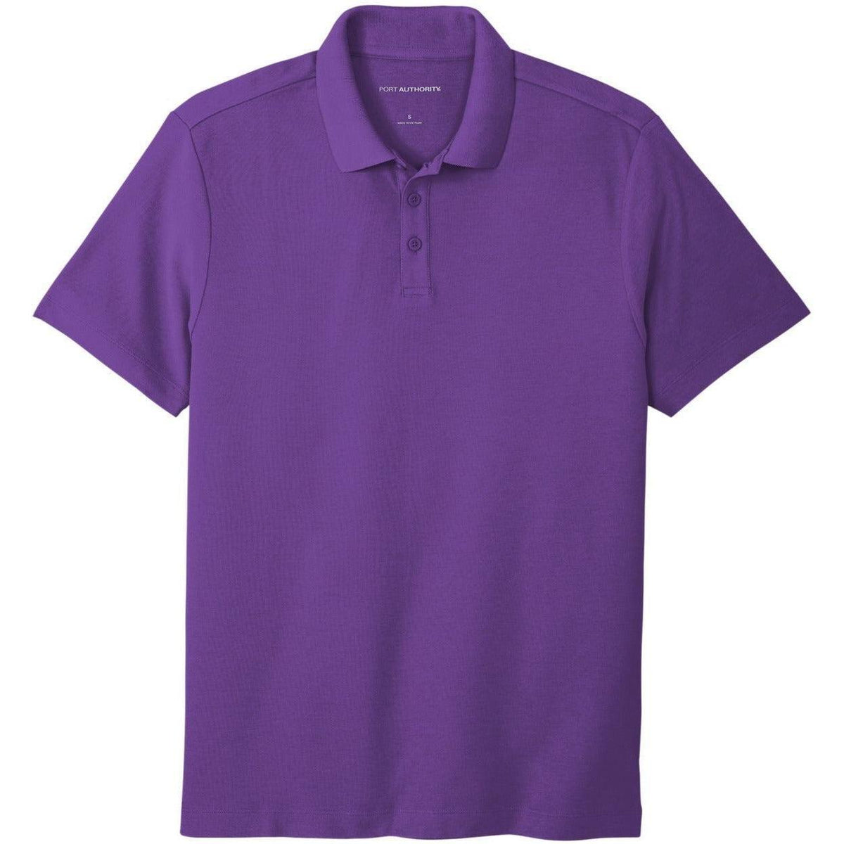 no-logo Port Authority SuperPro React Polo