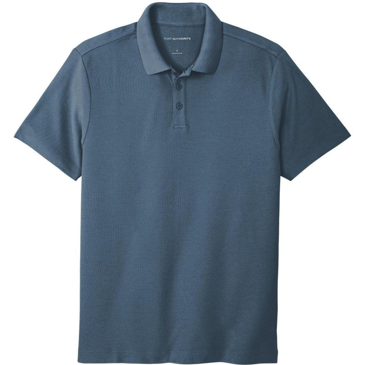 no-logo Port Authority SuperPro React Polo