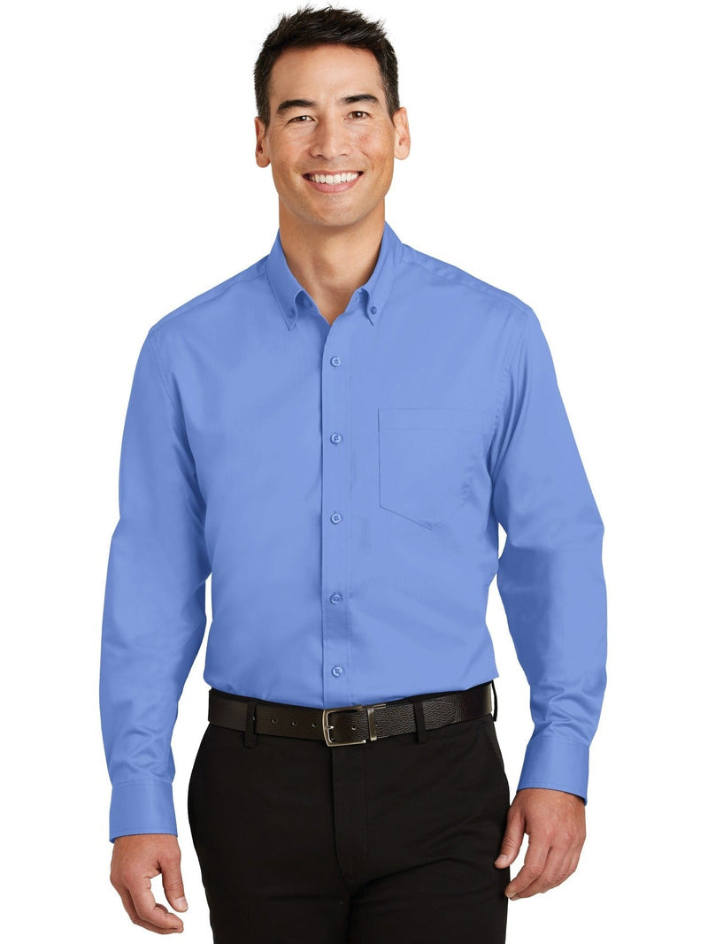 no-logo Port Authority Superpro Twill Shirt-Regular-Port Authority-Thread Logic