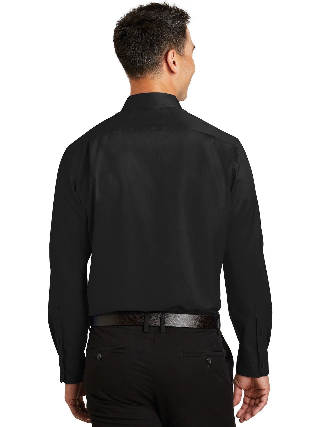 no-logo Port Authority Superpro Twill Shirt-Regular-Port Authority-Thread Logic
