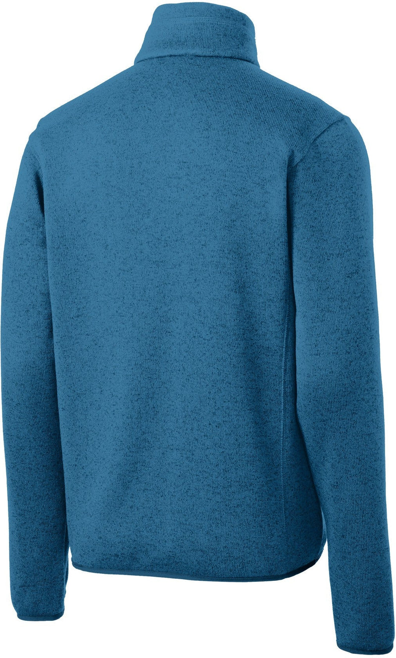 no-logo Port Authority Sweater Fleece Jacket-Regular-Port Authority-Thread Logic