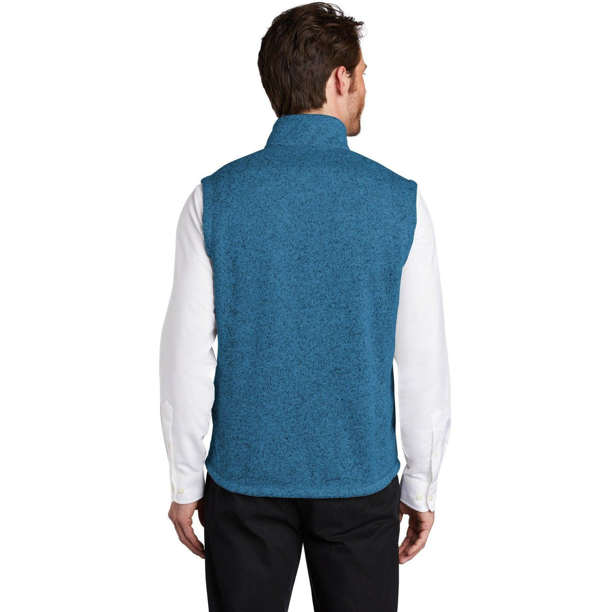 no-logo Port Authority Sweater Fleece Vest-Vests-Port Authority-Thread Logic