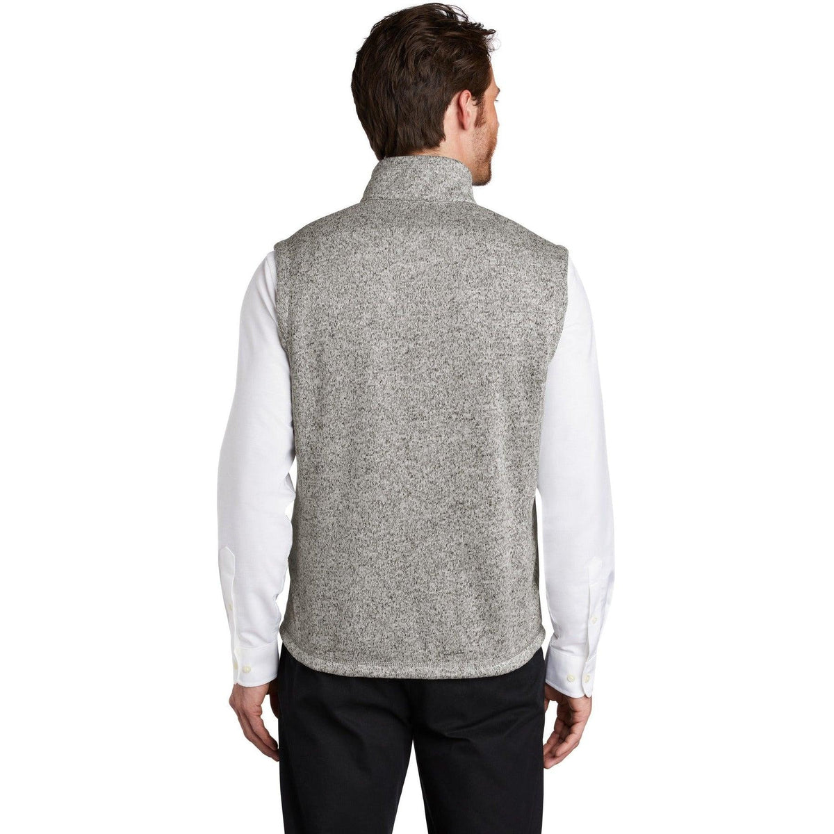 no-logo Port Authority Sweater Fleece Vest-Vests-Port Authority-Thread Logic