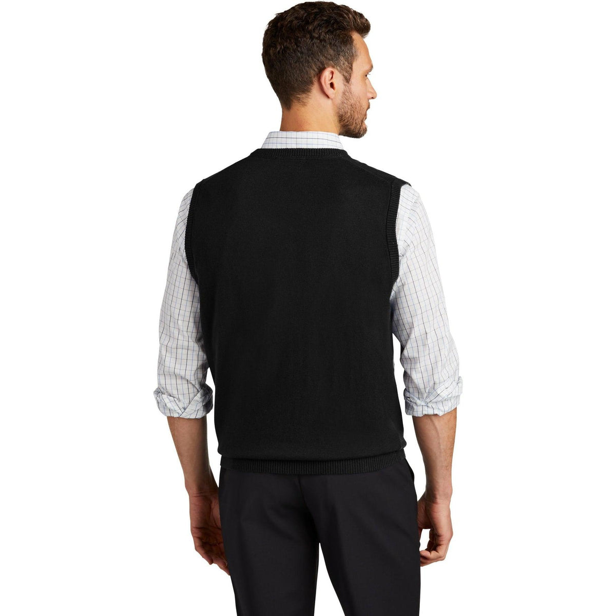 no-logo Port Authority Sweater Vest-Vests-Port Authority-Thread Logic