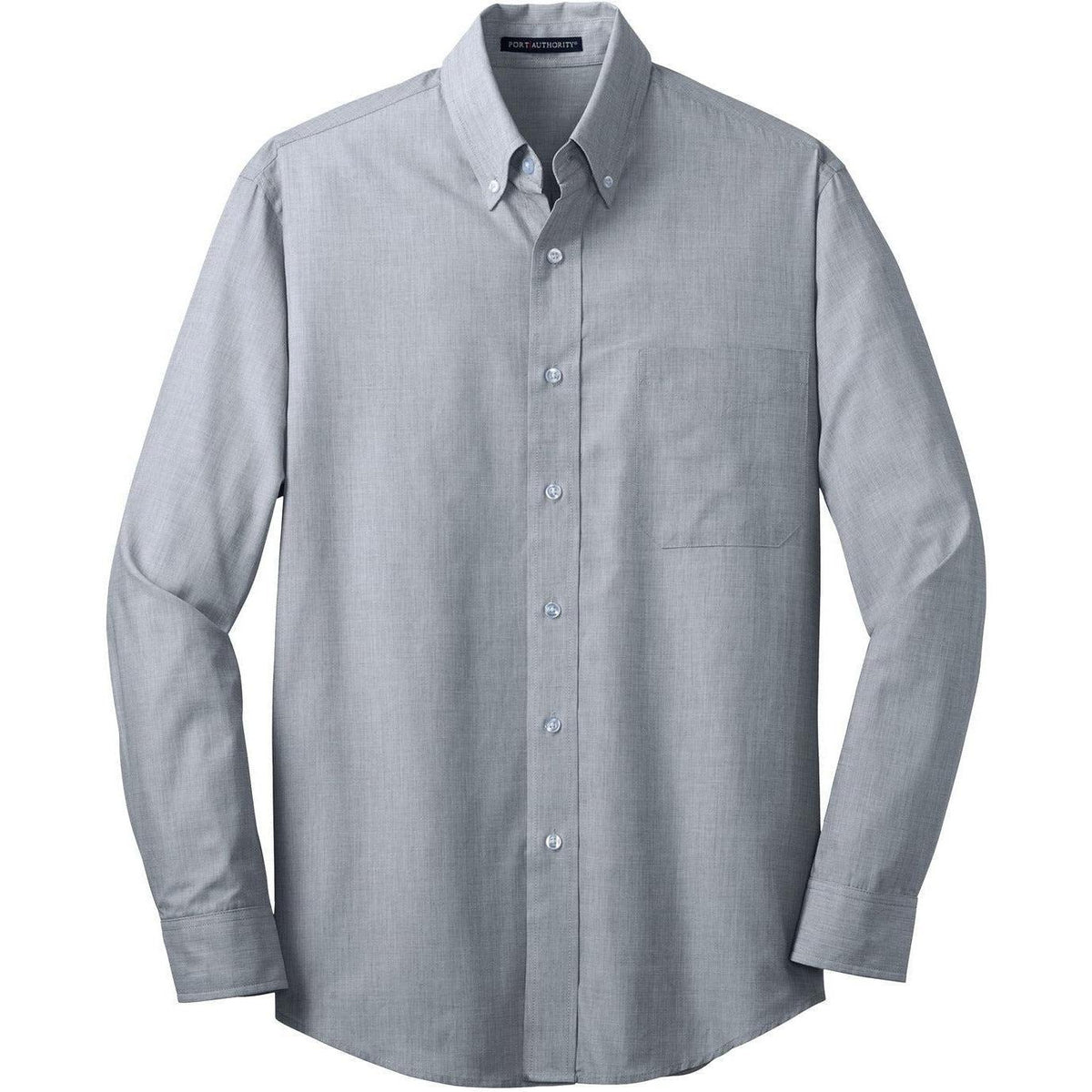 no-logo Port Authority Tall Crosshatch Easy Care Shirt-Dress Shirts-Port Authority-Thread Logic