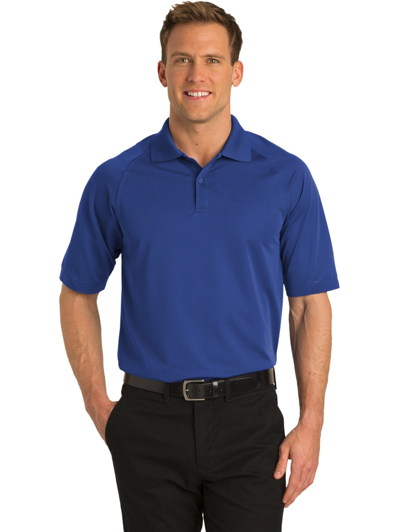 no-logo Port Authority Tall Dry Zone Ottoman Polo-Regular-Port Authority-Thread Logic