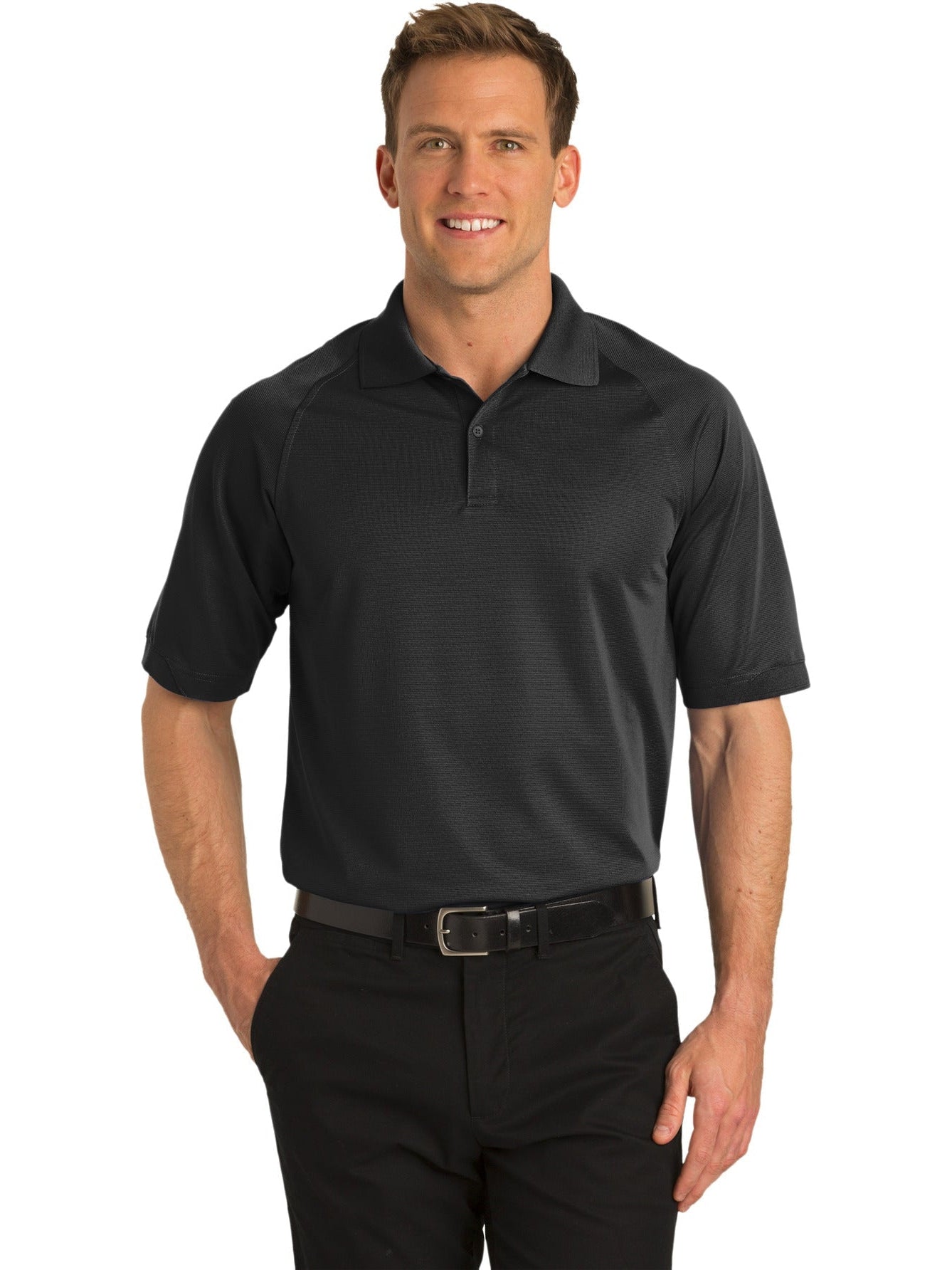 no-logo Port Authority Tall Dry Zone Ottoman Polo-Regular-Port Authority-Thread Logic